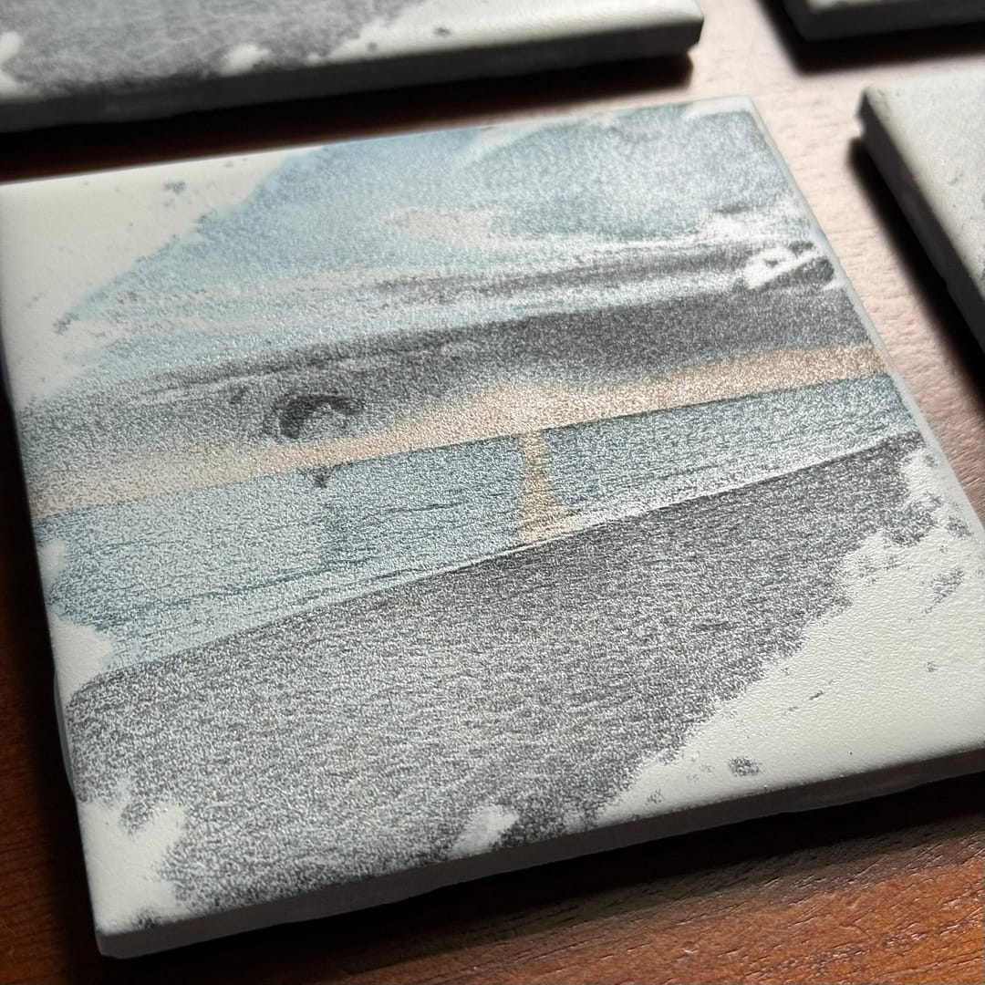 Handcrafted Ceramic Beach Theme Coasters – Perfect Beach House Decor & Gifts - Image 3