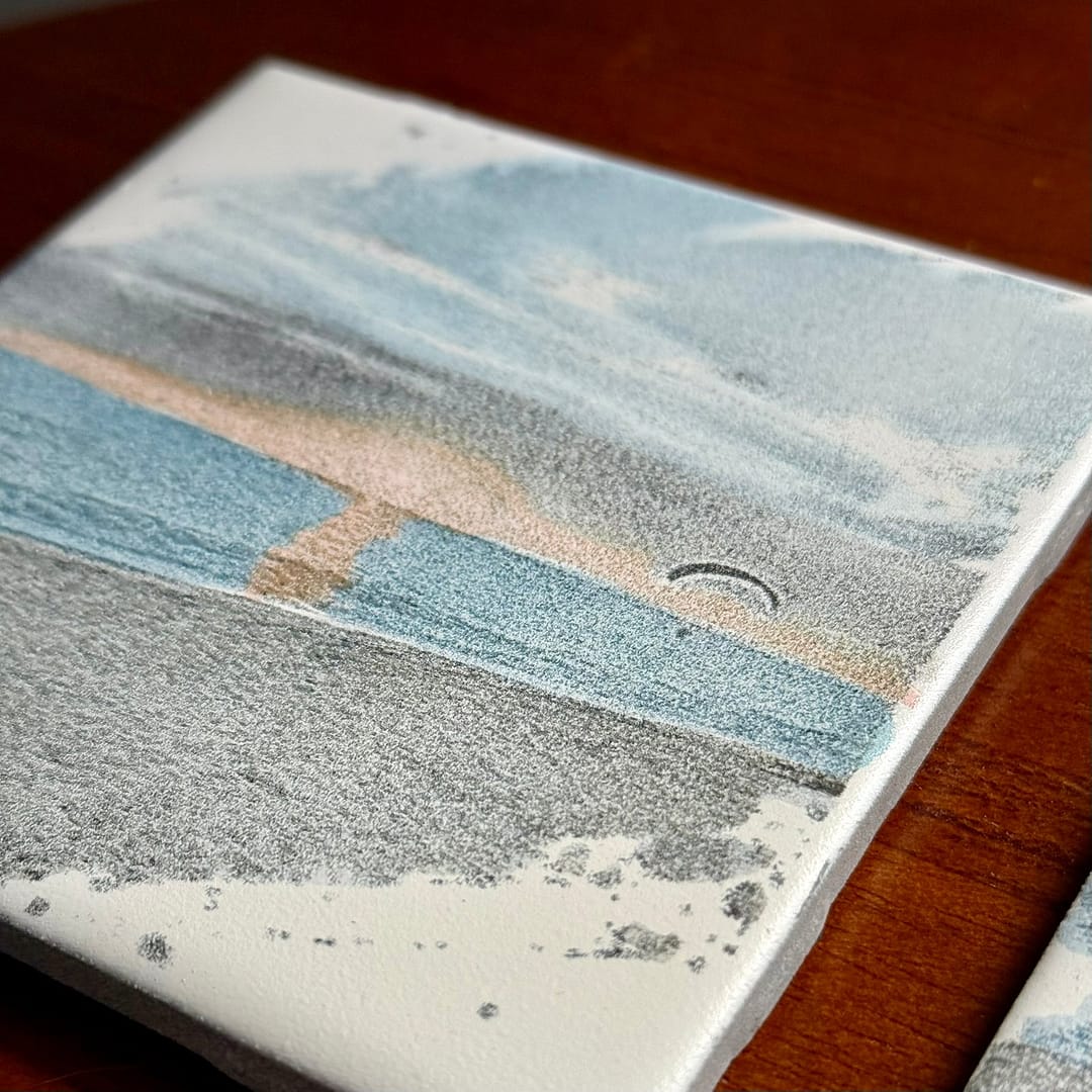 Handcrafted Ceramic Beach Theme Coasters – Perfect Beach House Decor & Gifts - Image 6