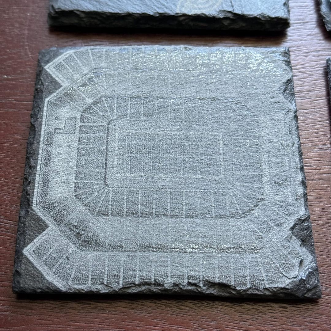 Tampa Bay Buccaneers Slate Coaster Set | Laser Engraved NFL - Image 5