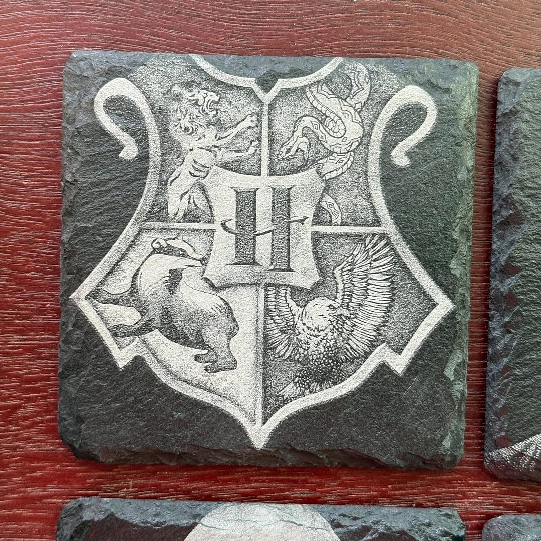 Harry Potter Slate Coasters - Hogwarts Magic - Fan Gift - Image 2