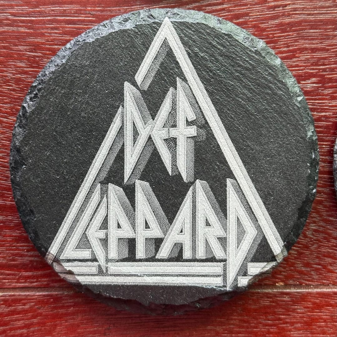 80s Rock Hair Legends Slate Coasters – AC DC, Aerosmith, Van Halen and more! Sold Individually or in sets! - Image 13