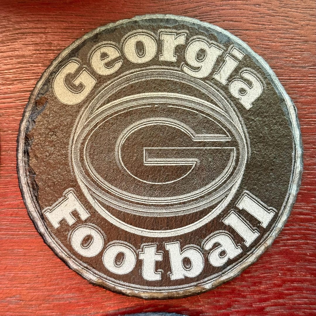 Georgia Bulldogs Slate Coasters Set of 4 | UGA Football Decor | Go Dawgs Coasters - Image 5