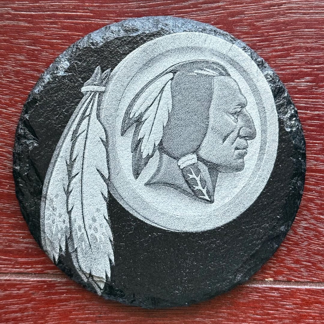 Washington Commanders Slate Coasters: Your Choice of Round and Square - Image 5