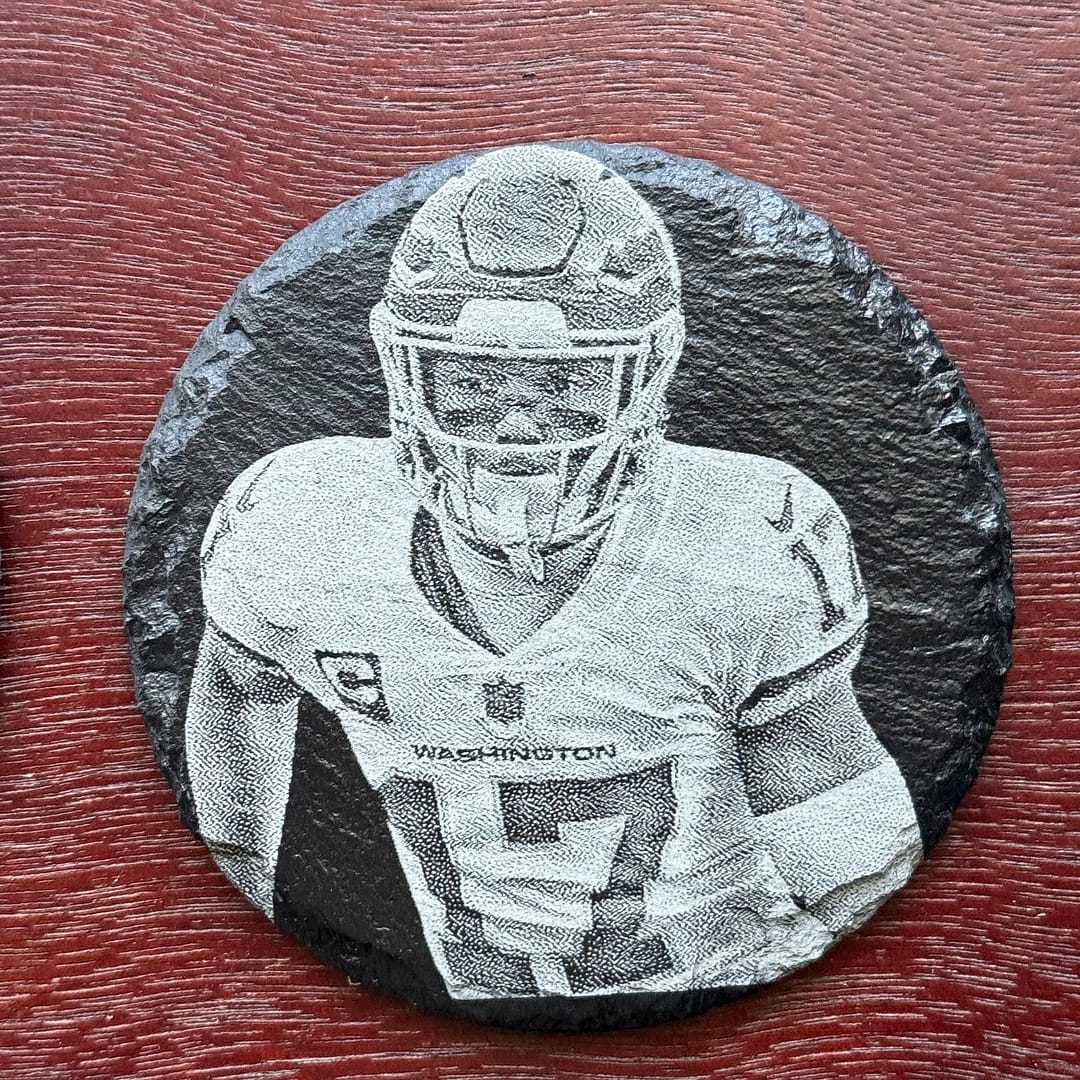 Washington Commanders Slate Coasters: Your Choice of Round and Square - Image 4