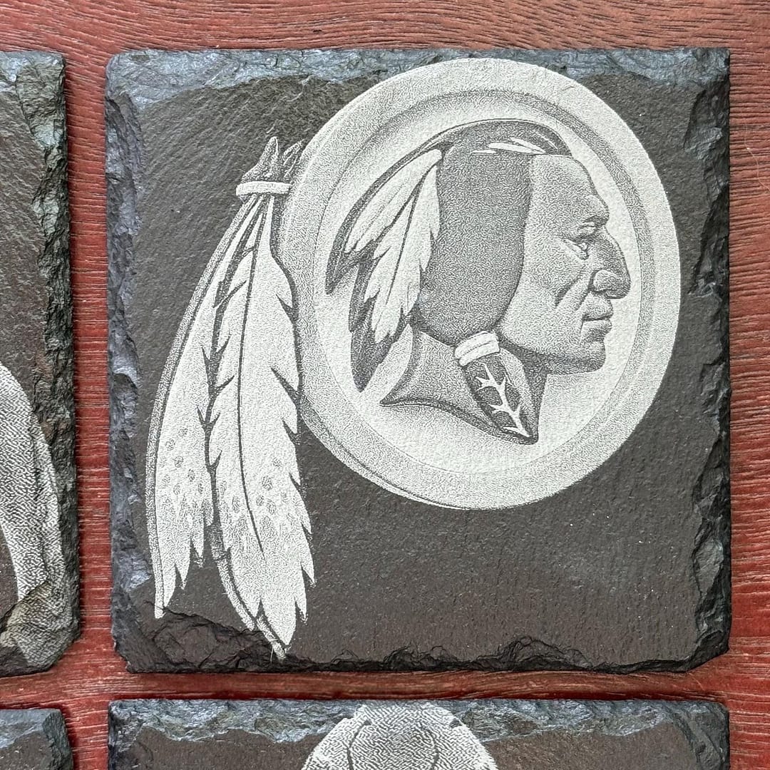 Washington Commanders Slate Coasters: Your Choice of Round and Square - Image 8