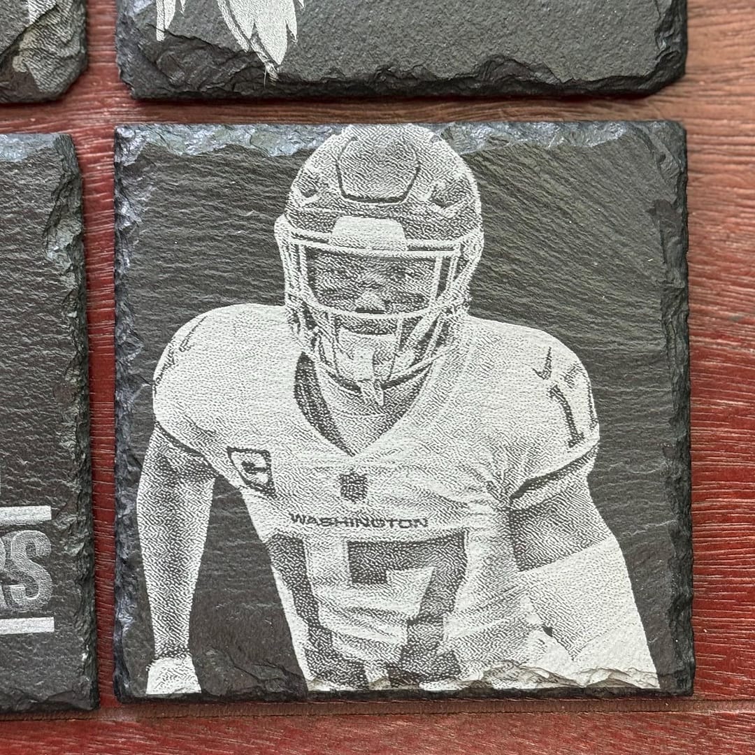 Washington Commanders Slate Coasters: Your Choice of Round and Square - Image 10