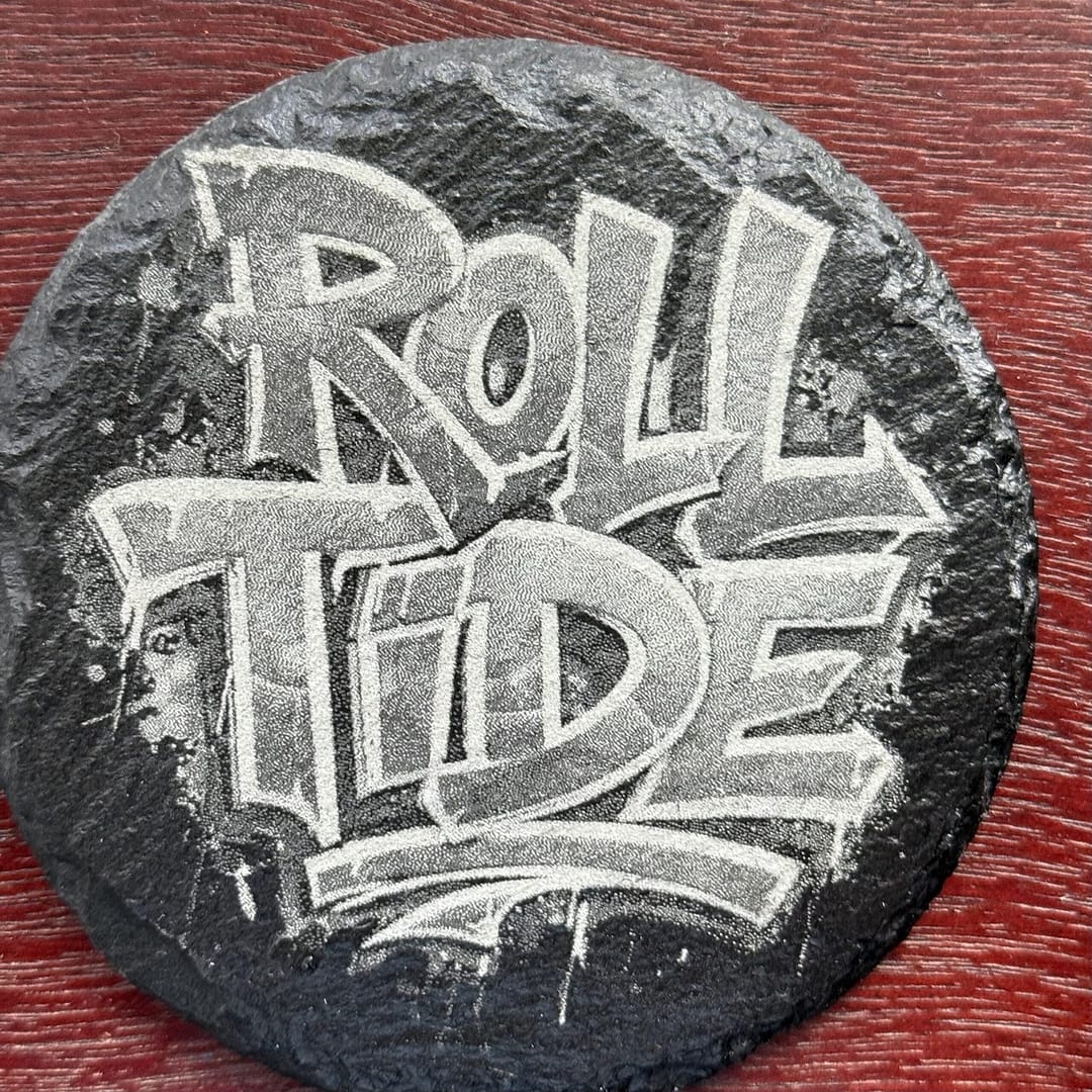 Alabama Crimson Tide Slate Coasters Set of 4 | Roll Tide Gift - Image 5