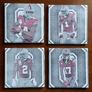 Ohio State Buckeyes - Handcrafted Ceramic Coasters