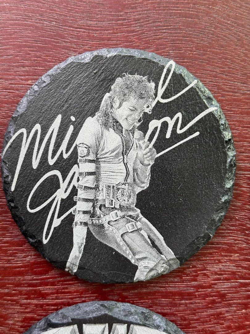 80s Rock Hair Legends Slate Coasters – AC DC, Aerosmith, Van Halen and more! Sold Individually or in sets! - Image 6