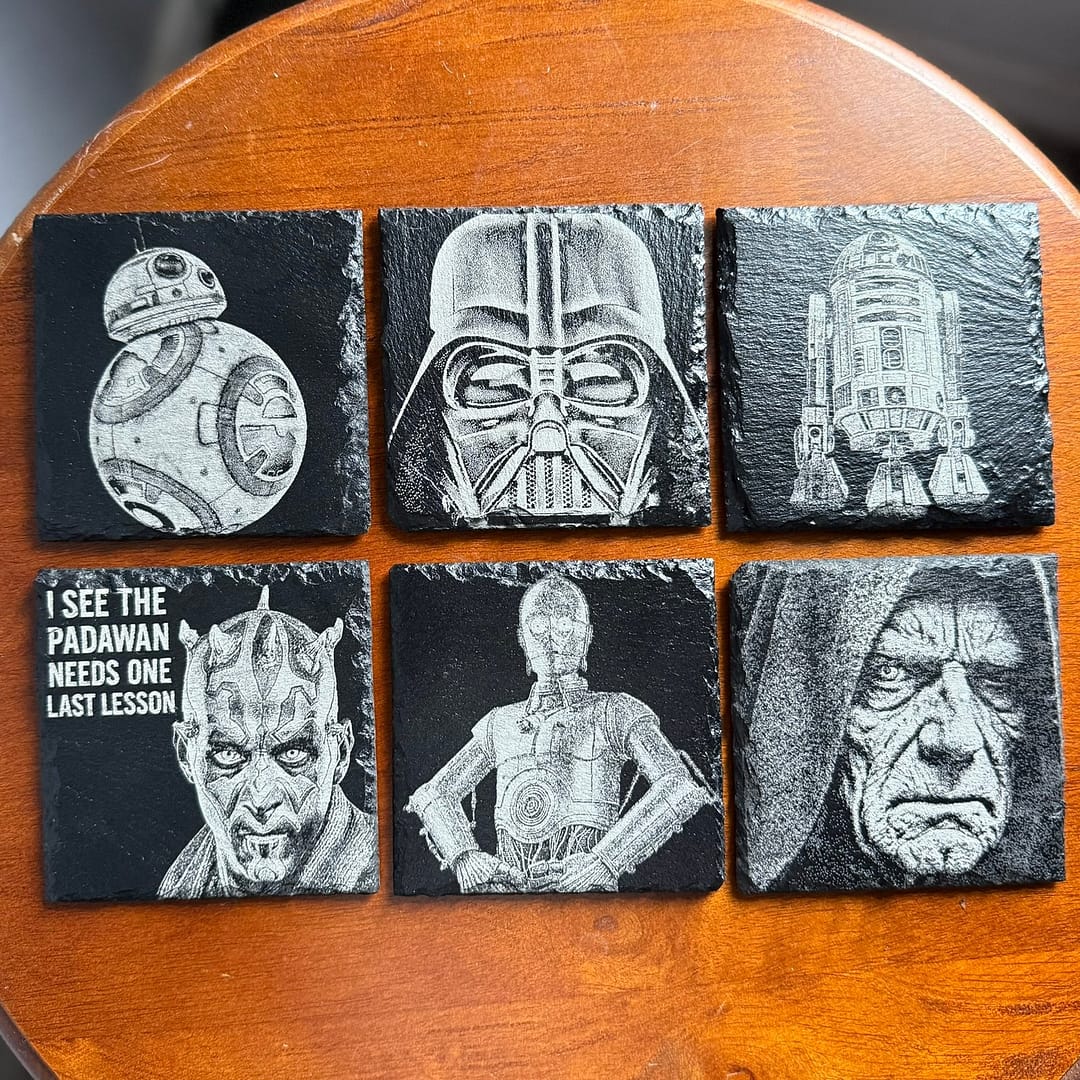 Star Wars Slate Coaster Set