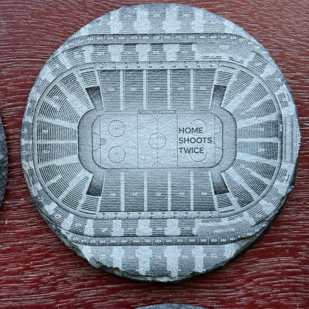 Tampa Bay Lightning Fan Gift | Laser Engraved Slate Coaster Set (4) - Image 4