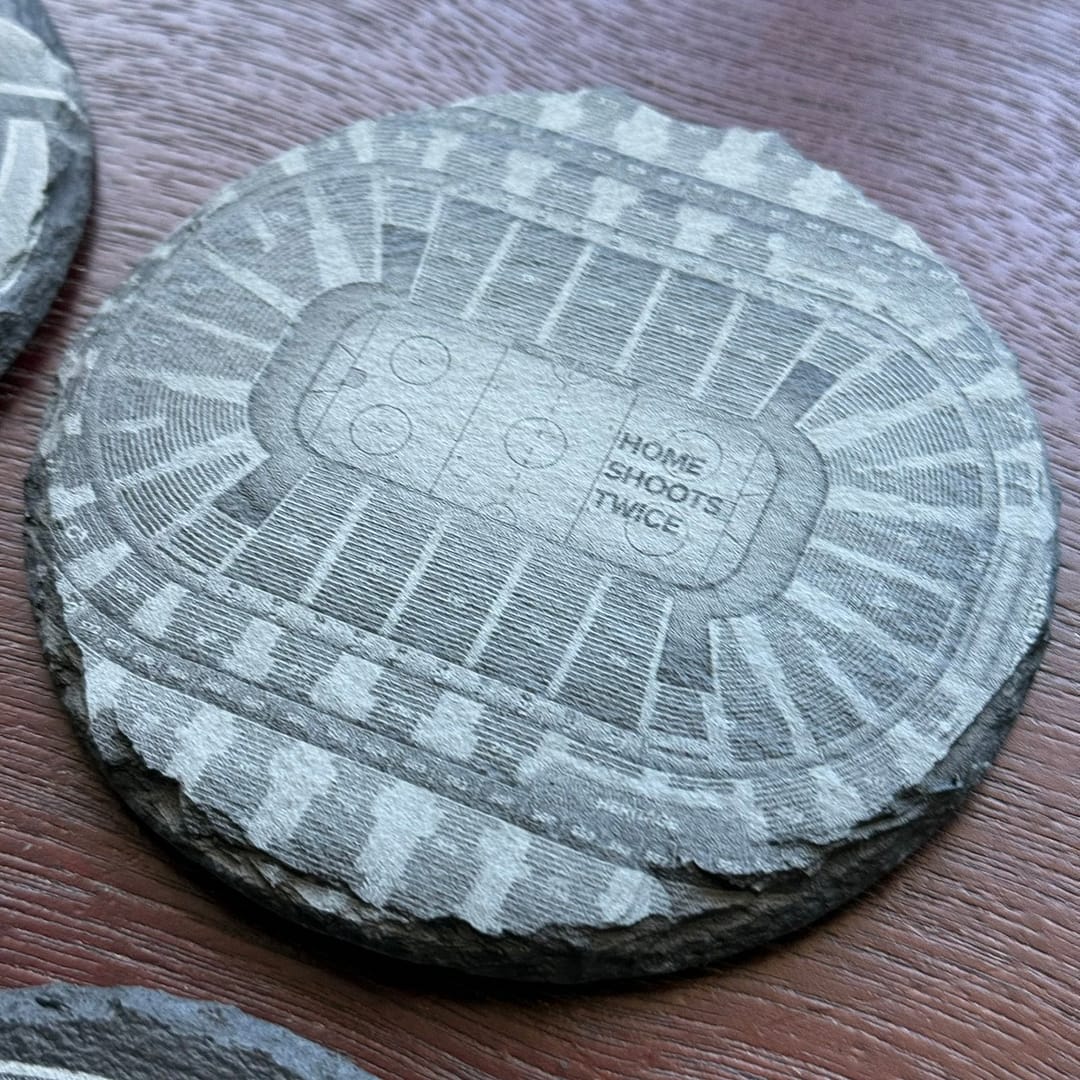 Tampa Bay Lightning Fan Gift | Laser Engraved Slate Coaster Set (4) - Image 8