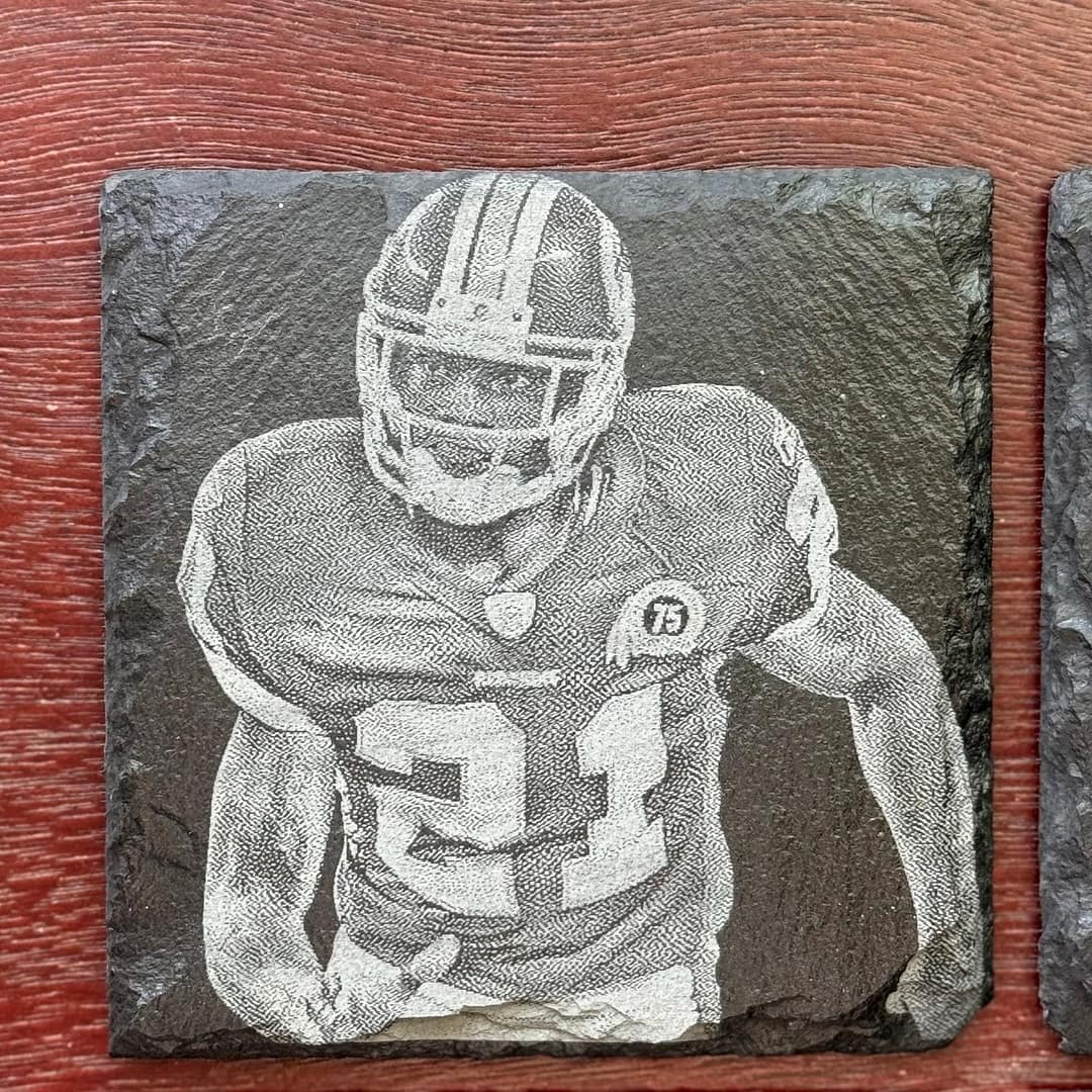 Washington Commanders Slate Coasters: Your Choice of Round and Square - Image 7