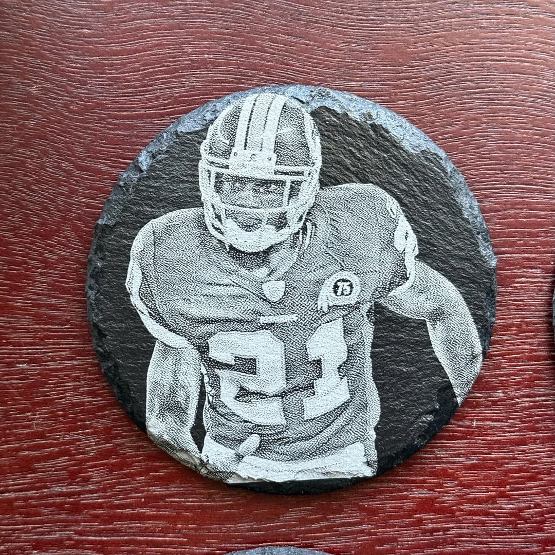 Washington Commanders Slate Coasters: Your Choice of Round and Square - Image 6