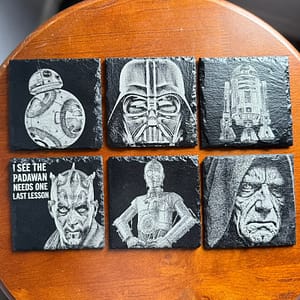 Star Wars Slate Coaster Set